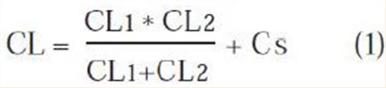 如何確定晶振負載電容值的計算方程式 如何確定晶振負載電容值的計算方程式