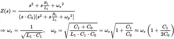 石英晶振示意符號