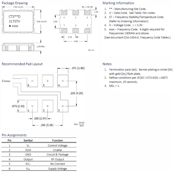 317晶振,317LB3C1228T晶振,VCXO晶體振蕩器 317晶振,317LB3C1228T晶振,VCXO晶體振蕩器