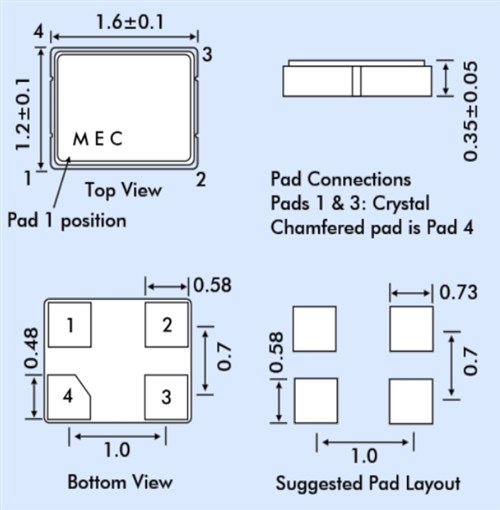 32.000MHz X11/10/30/-10+60/12pF/80R無源諧振器,歐洲石英晶振,6G網(wǎng)絡(luò)設(shè)備晶振