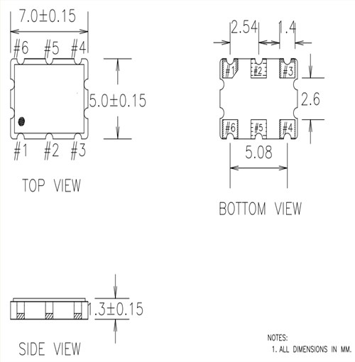XUL736125.000JU6I,XUL低相位晶振,瑞薩差分振蕩器,6G交換機晶振