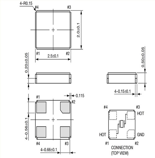 CX2520DB20000D0FLJCC,京瓷水晶振動子,CX2520DB移動設備晶振