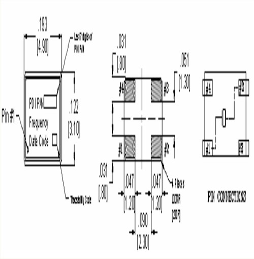 5032mm水晶振動(dòng)子,PDI高品質(zhì)晶振,C5系列晶體,13MHZ晶振