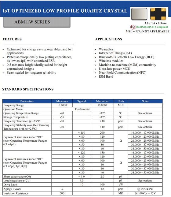 ABM11W規(guī)格 ABM11W規(guī)格