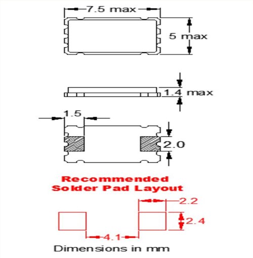 FC7ASBBMM16.0-T1,FOX安防設備晶振,7050mm,陶瓷諧振器