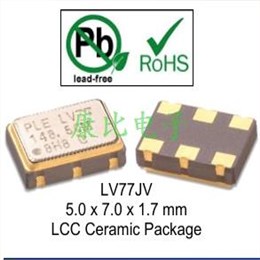 光纖通道晶振,LV7720JEV-100.0MDK,普銳特差分晶振,LVDS貼片晶振,LV77J振蕩器