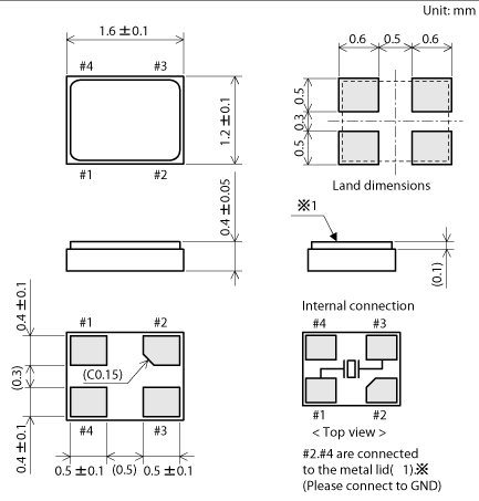 論大河晶振小型石英晶體單元FCX-07晶振的詳情