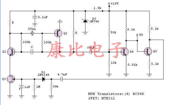 低頻晶體控制振蕩器實(shí)驗(yàn)結(jié)果
