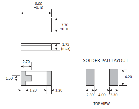 CC1A晶振,8.0*3.8mm貼片晶振,無源晶振