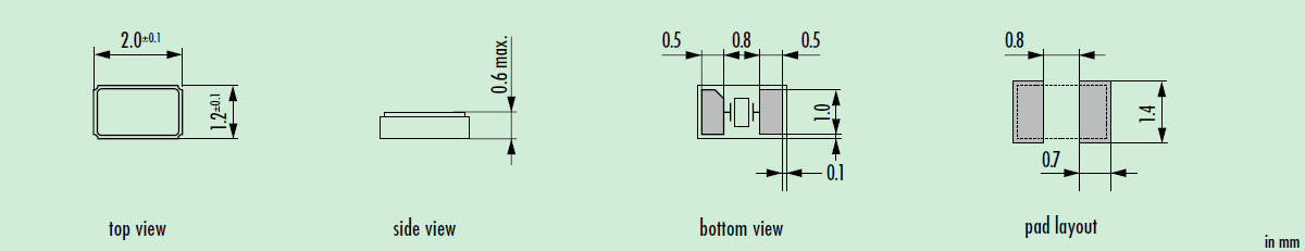 JTX210晶振,32.768K貼片晶振,進口無源諧振器
