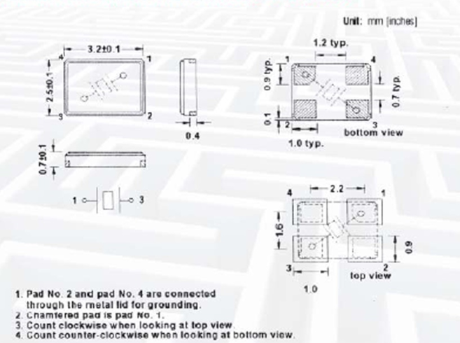 C32石英諧振器,CORE科爾晶振,無源貼片晶體,進口無源晶振 C32石英諧振器,CORE科爾晶振,無源貼片晶體,進口無源晶振
